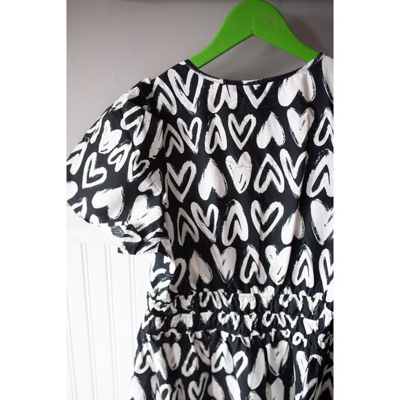 Anthropologie The Somerset Maxi Dress Medium Hearts NWT - Picture 4 of 6